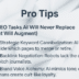3 SEO Tasks ProTips