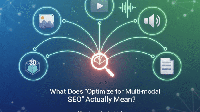Learn Multi-modal SEO basics