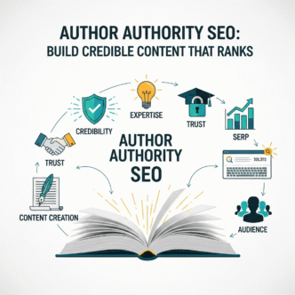 Professional author bio example showing credentials, expertise, and trust signals for SEO