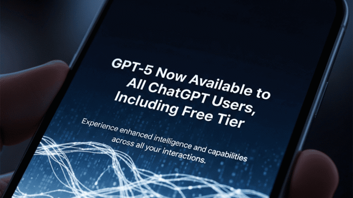 GPT-5 Now Available to All ChatGPT Users, Including Free Tier