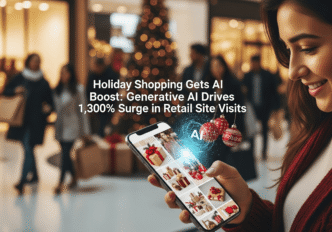 Holiday Shopping Gets AI Boost: Generative AI Drives 1,300% Surge in Retail Site Visits