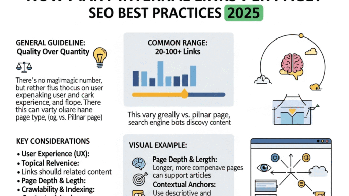 internal link quantities for different page types and content lengths