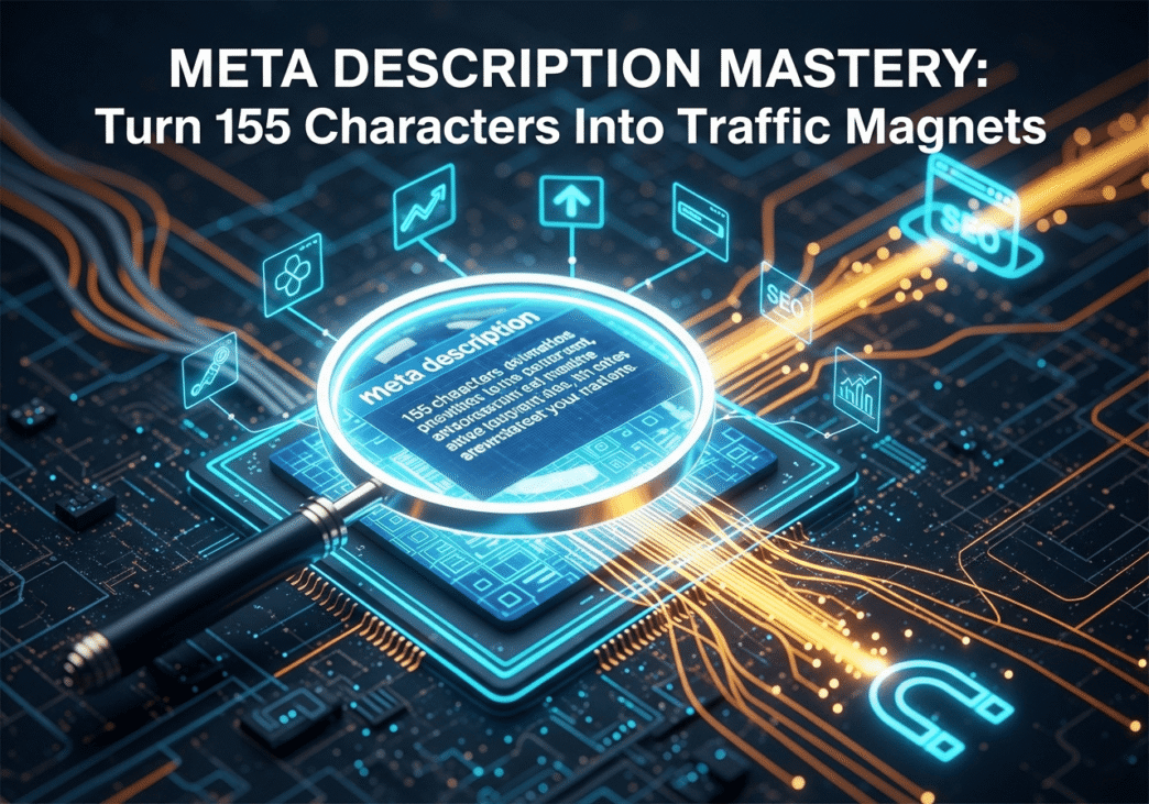 Meta Description Mastery: Turn 155 Characters Into Traffic Magnets