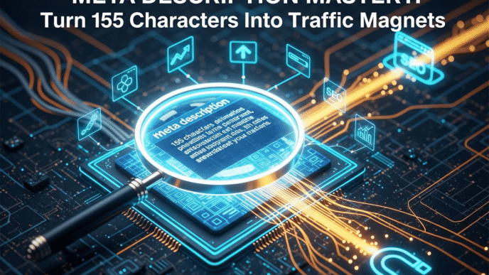 Meta Description Mastery: Turn 155 Characters Into Traffic Magnets