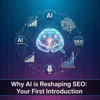 Infographic of how AI is reshaping of SEO