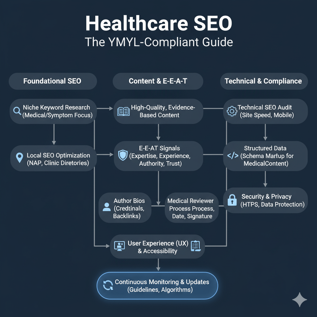 Healthcare SEO: The YMYL-Compliant Guide to Medical Website Optimization in 2025
