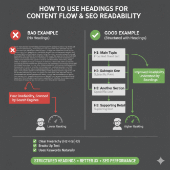 How to Use Headings to Improve Content Flow and SEO Readability