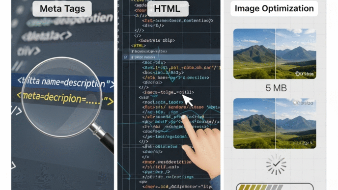Mastering On-Page SEO Elements: Meta Tags, HTML, and Image Optimization Explained