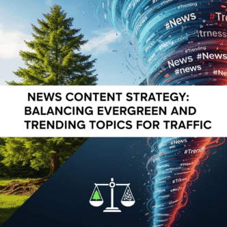 News Content Strategy: Balancing Evergreen and Trending Topics for Traffic