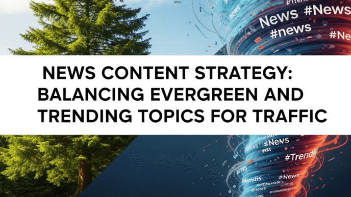 News Content Strategy: Balancing Evergreen and Trending Topics for Traffic