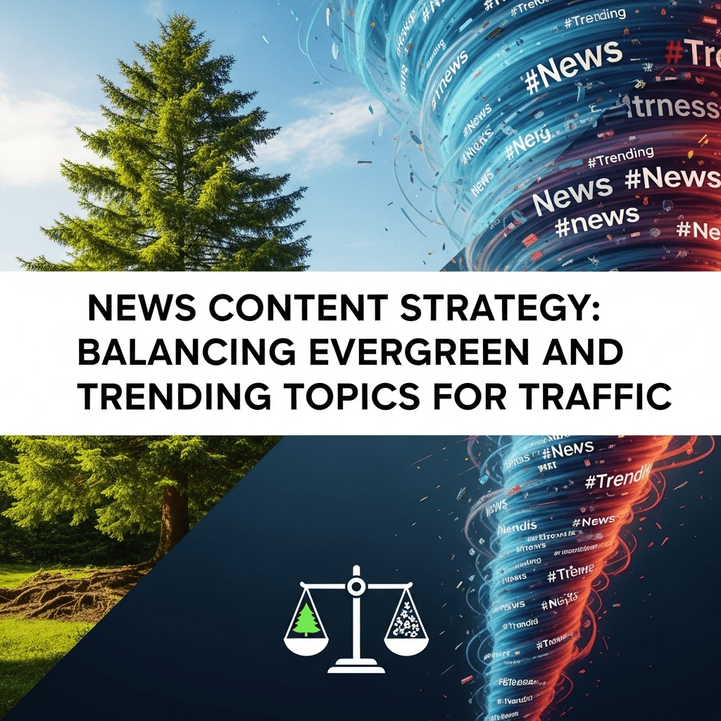 News Content Strategy: Balancing Evergreen and Trending Topics for Traffic