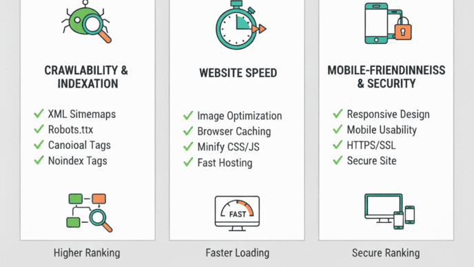 Technical SEO Fundamentals: The Complete Guide to Building a Crawlable, Fast, and Search-Ready Website