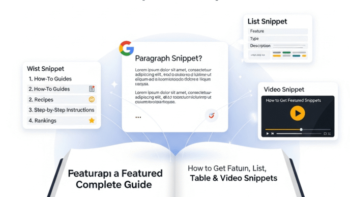 Featured Snippet Types Complete Guide: Paragraph, List, Table & Video Snippets