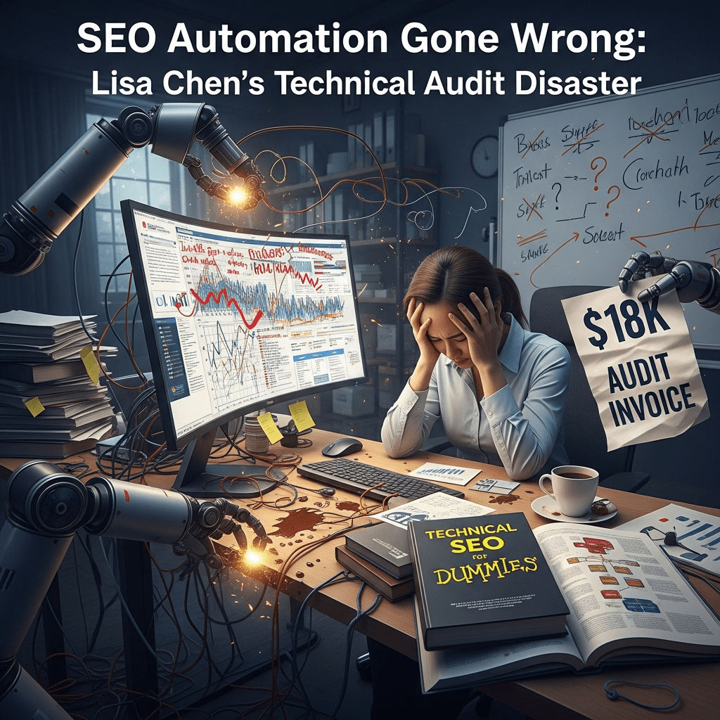 SEO Automation Gone Wrong- Lisa Chen's $18K Technical Audit Disaster