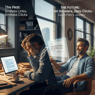 The Zero-Click Future: David Park's Journey Adapting to AI Search Engines