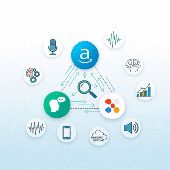 make an illustration on this idea: Voice Search Optimization for Smart Assistants: Alexa, Siri, Google Assistant Strategy