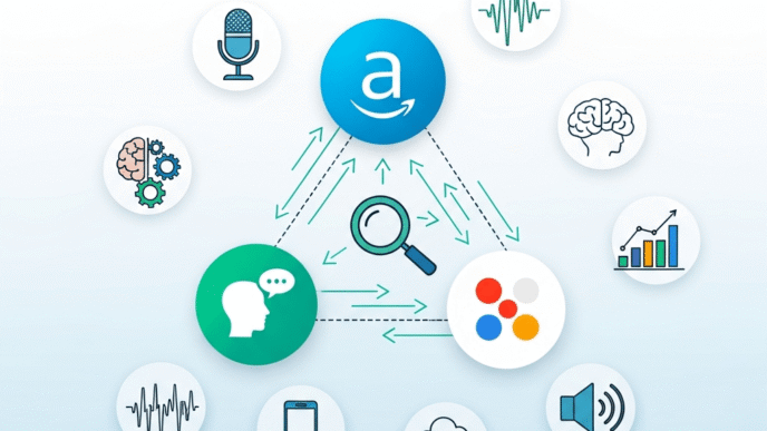 make an illustration on this idea: Voice Search Optimization for Smart Assistants: Alexa, Siri, Google Assistant Strategy